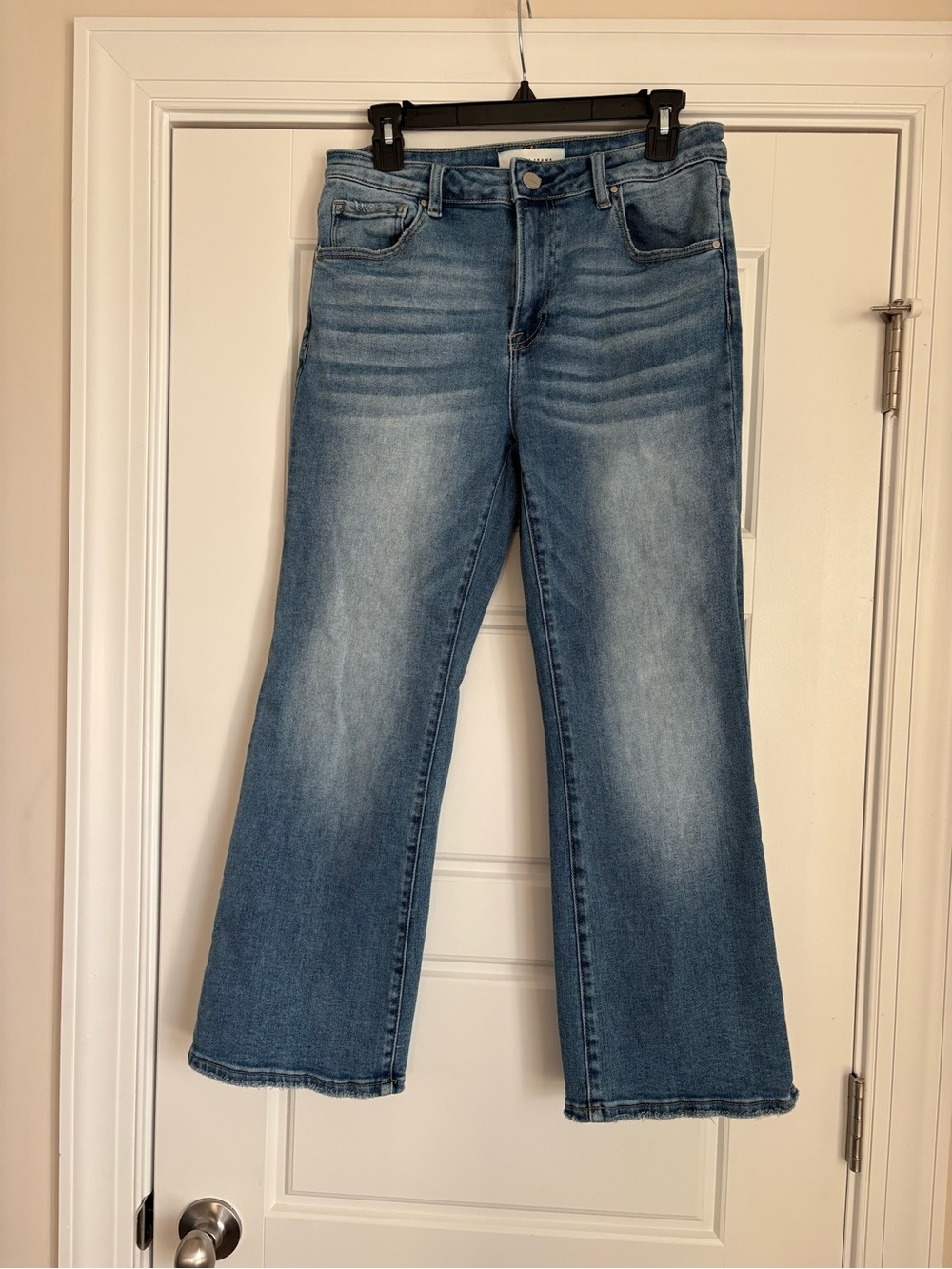 Risen High-Rise Wide-Leg Jeans